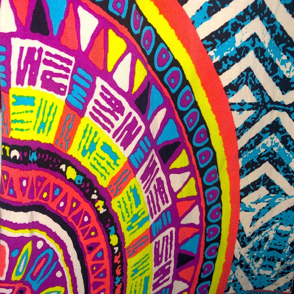 Beautiful Bright Boho Silky pants size M